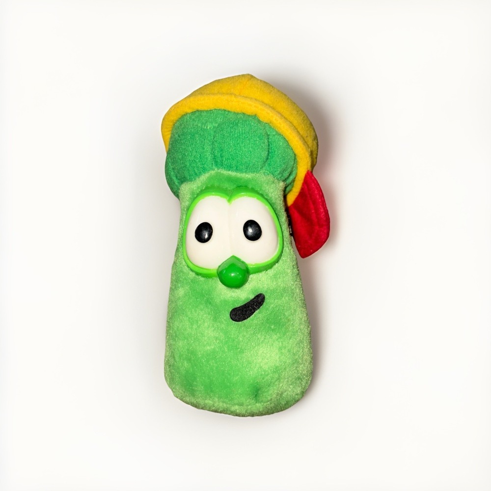 Green Plush Veggie Character Stuffed Toy - Kids Plush